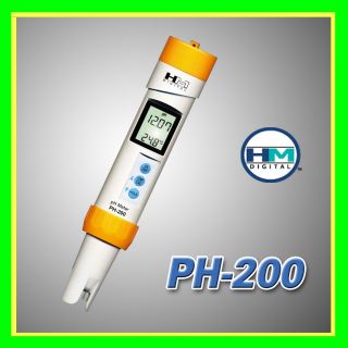  PH 200 Waterproof pH Temp Water Quality Meter Tester New ecolife21