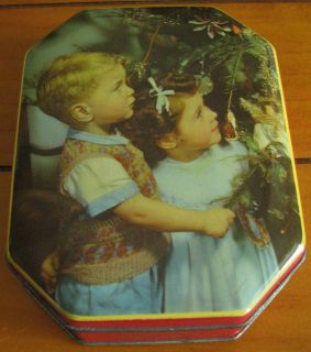 Vintage Blue Bird Toffee Tin Christmas & Children Harry Vincent Ltd 