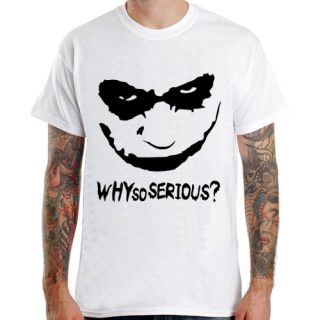 Joker Why So Serious Dark Knight Batman t shirt