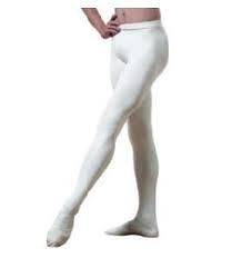   TIGHTS DANCE WHITE BLACK SEAMED OPAQUE FOOT COSTUME HALLOWEEN FAIRE