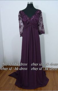   Size Maternity Bridal Wedding Dress / Evening Dress / Prom Gown 636