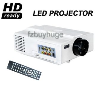 White Home Theatre Projector LED HD Projector HDMI USB SD TV VGA S 
