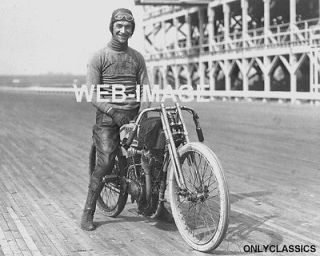 1920 OTTO WALKER HARLEY DAVIDSON MOTORCYCLE BOARDTRACK MOTORDOME 