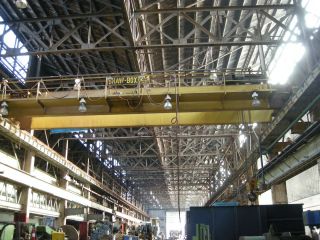 ton Star Top Running Overhead Crane 23 Span w/uprights and runway