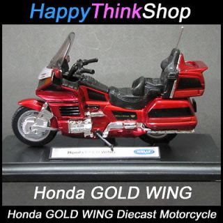Honda GOLD WING Diecast Mini Motorcycle Bike + Bonus Ginseng Tea