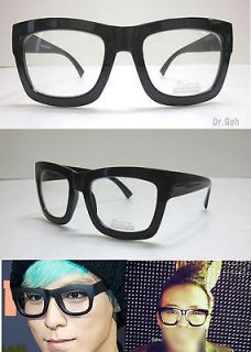 Super Oversized Black Thick Bold Full Rim Eye Glasses Frame T.O.P GD