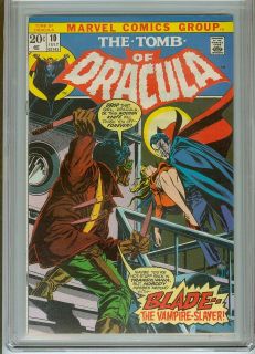 Tomb of Dracula #10 ((1st Blade)) CGC 8.0 White Pages