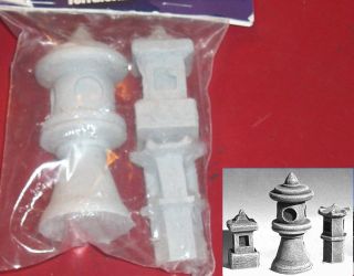 Armorcast ACJ003 Japanese Lanterns (3) 28mm Miniatures Asian Terrain 