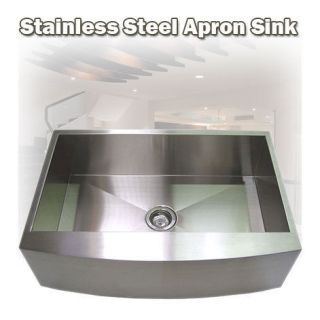 stainless steel farmhouse sink