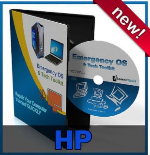 HP Omni Computer Repair Recovery Drivers Install Restore Rescue Disc 
