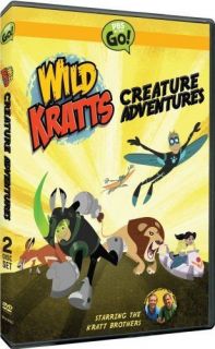 WILD KRATTS CREATURE ADVENTURES New Sealed 2 DVD PBS
