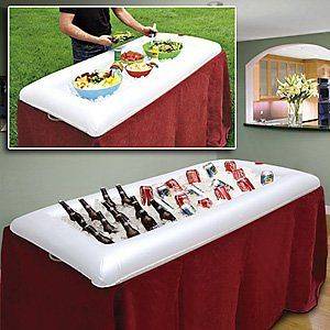New Inflatable Salad Bar Display Ice Cooler Collapsable Beverage FREE 