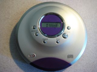   CD Player Purple Durabrand CD565 w/Batteries~WO​RKS Great OFFERS OK