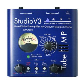   MP Studio V3 Single Channel Tube Microphone / Instrument Preamplifier