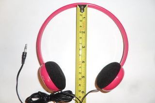   Pink Childs/Girls/Kids/Toddlers Headphones for ALL IPAD MODELS 1,2,3