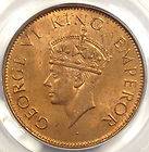 1940 B India Second Head 1/4 Anna   PCGS MS64 RED ★