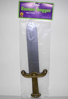 Roman Dagger 14.75 Long Easter Play Prop Plastic Toy Weapon #694
