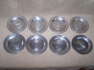   Plough Tavern Pewter Bread Plates 6   multiple sets available