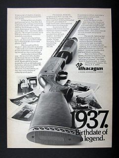 Ithaca Gun Model 37 Featherlight Shotgun 1972 print Ad advertisement