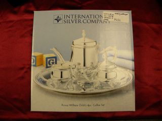 International Silver Company Prince William Childs 4 pc. Coffee Set