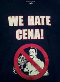 John Cena   We Hate Cena Shirt WWE WWF ECW WCW ROH TNA NXT