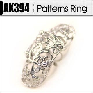 New394 Patterns Full Finger Joint Armor Knuckle Ring / Free Gifts 