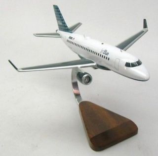 Embraer EMB 190 JetBlue Airplane Wood Model Large FrShp