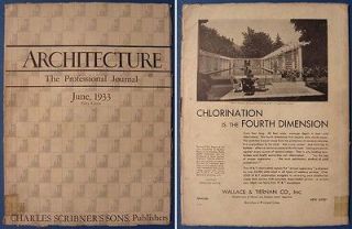 Architecture Magazine June 1933 Dean Cornwell