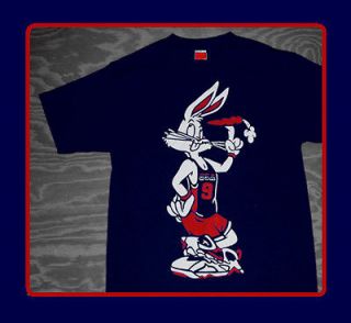   Bugs Bunny Olympic shirt year of rabbit 1 7 jordan tee Space Jam XL