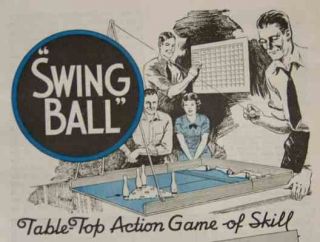 Swing Ball Bowling GAME 1935 How toBuild PLANS