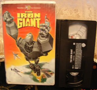The Iron Giant VHS VIDEO ANIMATED Movie~Only $3.00 Ships 1 or $5 Ships 