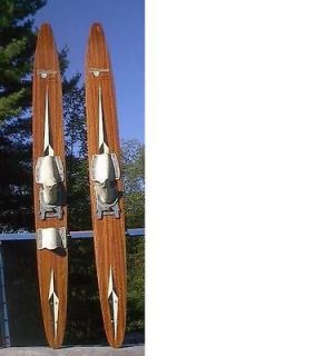 VINTAGE Wooden 70 Waterskis CAPRICE HOLIDAY GREAT