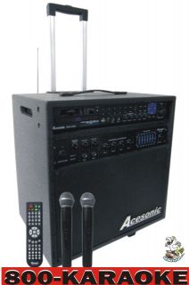    2000 Portable Multi format Kareoke Sound System w/ Blu Ray & Karaoke