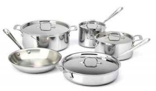 ALL CLAD STAINLESS 9PC SET MODEL #4000 9 #8400000247