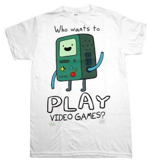 Adventure Time BMO Beemo Video Games Cartoon T Shirt Tee