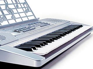   Silver 54 Key Electronic Music Keyboard Gift Electric Piano Organ 61