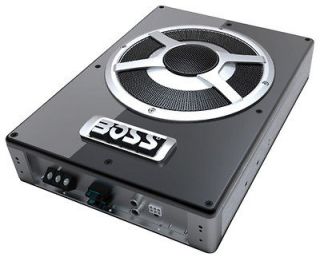   BASS800 8 800 Watt Low Profile Amplified Subwoofer Sub with Remote