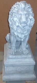 Concrete Latex Fiberglass Mold 40 Lion/Pedestal Statue