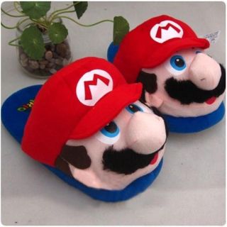   Bros Anime Adlut Plush Slipper Slippers Red Cosplay Fans Collection