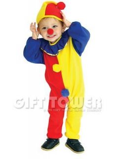 NEW Clown Child Kids Halloween Costume Outfit Cosplay Overalls Boy 