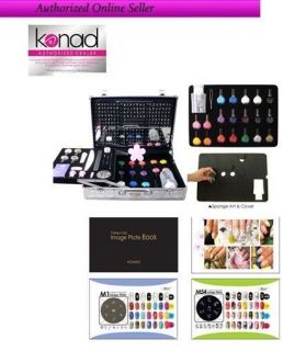Konad Nail Art Professional Case 1 + Image Plate Book