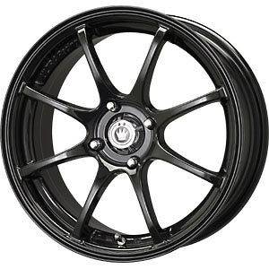 New 15X6.5 4x100 KONIG Feather Black Wheels/Rims