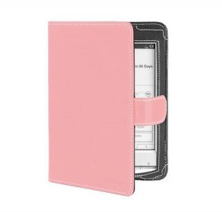 Cover Up Sony Reader PRS T1 (Book Style) Pink Leather Cover Case