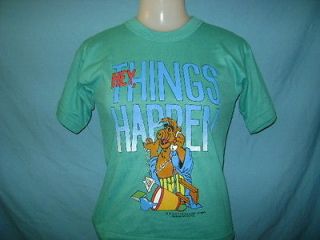 vintage NEW NOS ALF 80S TV SHOW THINGS HAPPEN t shirt YM