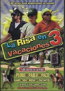 La Risa En Vacaciones 3 DVD NEW Pedro Pablo Y Paco Factory Sealed