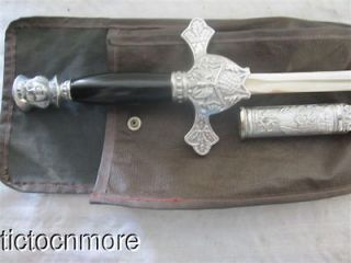 VINTAGE KNIGHTS OF COLUMBUS MASONIC FRATERNAL SWORD SCABBARD BAG LINCH 