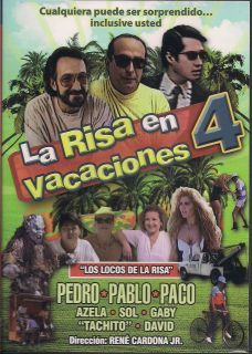 La Risa En Vacaciones Part 4 DVD NEW Pedro Pablo Y Paco Factory Sealed 