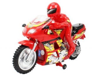   Dazzling Full Function Electric RTR RC Motorcycle (Red) Remote Control
