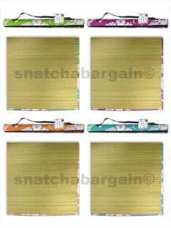 FUNKY OUTDOOR CAMPING BEACH STRAW MAT + COVER 180cm / 60cm APPROX NEW