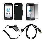 For Samsung Eternity A867 Black Hard Case+Screen Lcd Cover+USB+Car 